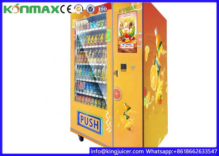 Intelligent 15.6&quot; Screen Bills Combo Vending Machine