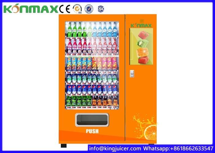 Coin Operated Mechanical Snacks And Drinks Vending Machine with Lift System