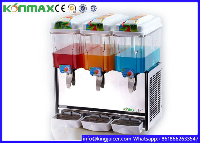 3 tanks beverages dispenser 18liters cold and heat mixing dispenser  juice machine with CE