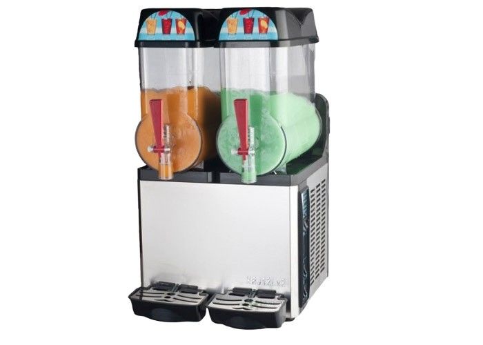 Double Tank Commercial Smoothie Machine 12L Ice Margarita Slush Dispenser for Business