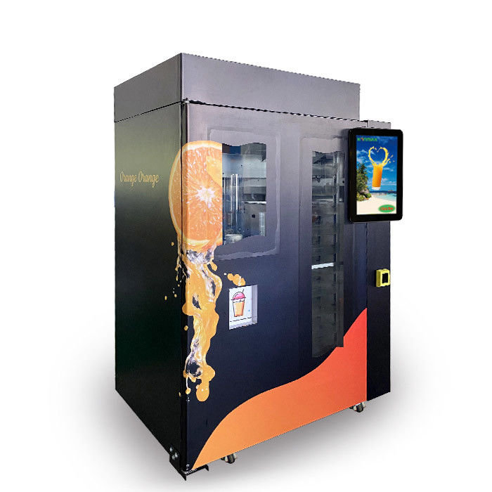Professional Coin Operated Fruit Juice Vending Machine Refrigeration System