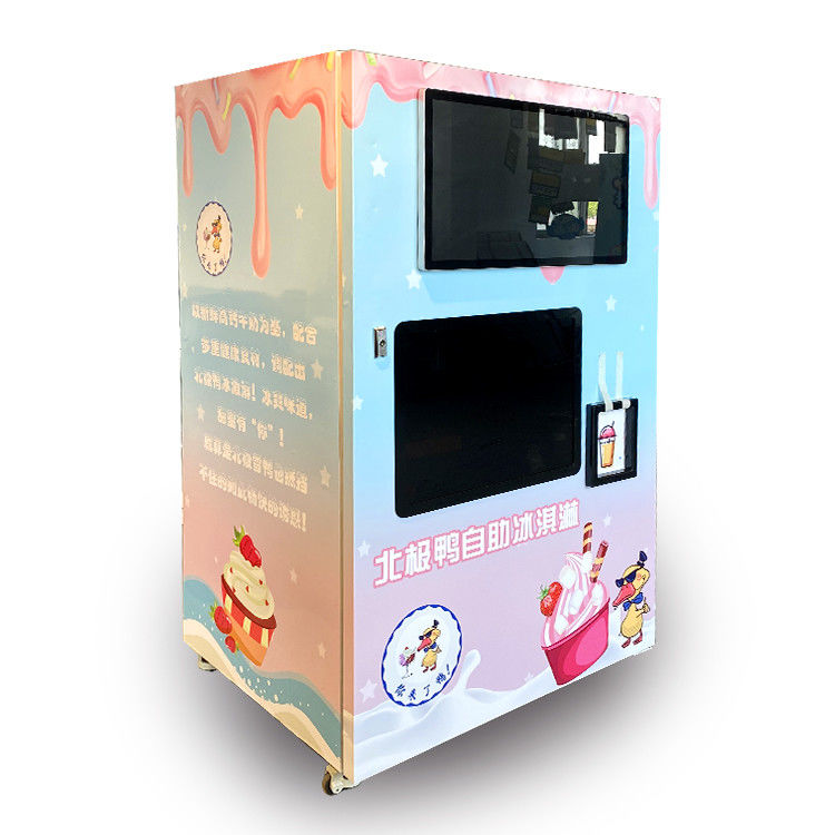 Subway  Self Serve Ice Cream Vending Machine With Embraco Compressor