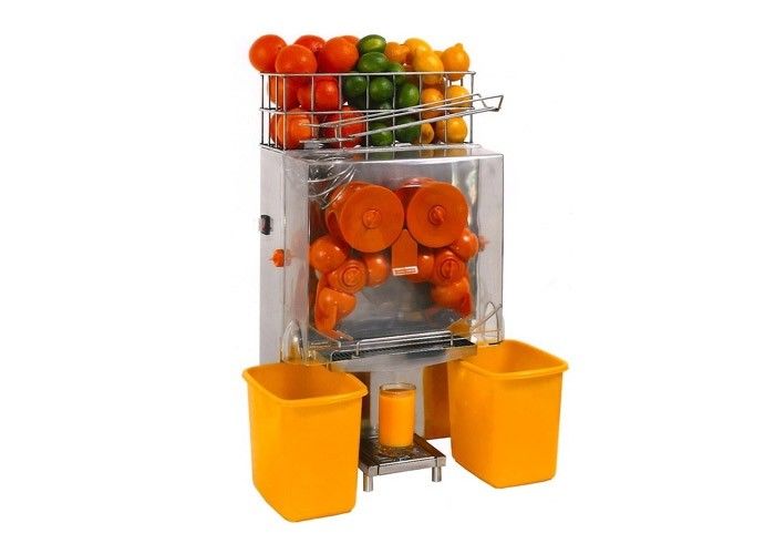 Full Automatic Lemon / Orange Juicer Machine , Juice Maker Squeezer With Auto Feeder