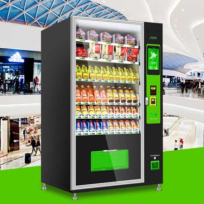 15.6 Inches Screen QR Payment Combo Snack Machine For Subway