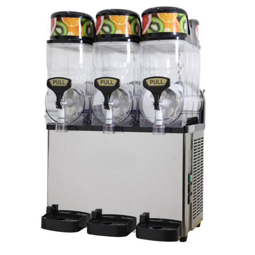 Freon R134a R404a 3 Bowl Tank Ice Slush Machine 12L * 3 Capacity