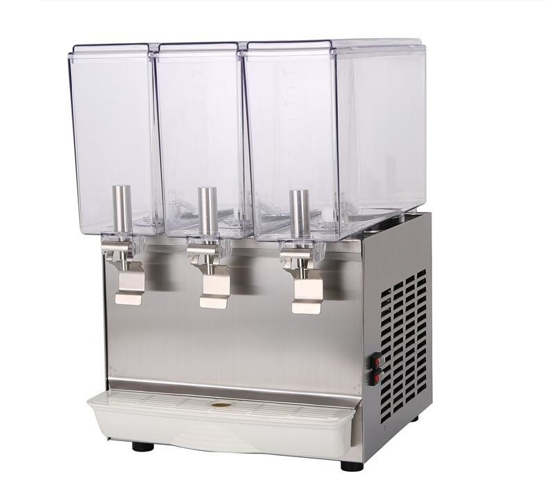 Cold And Hot Juice Mixer Machine Fruit Cold Drink Dispenser With Pump Spraying System