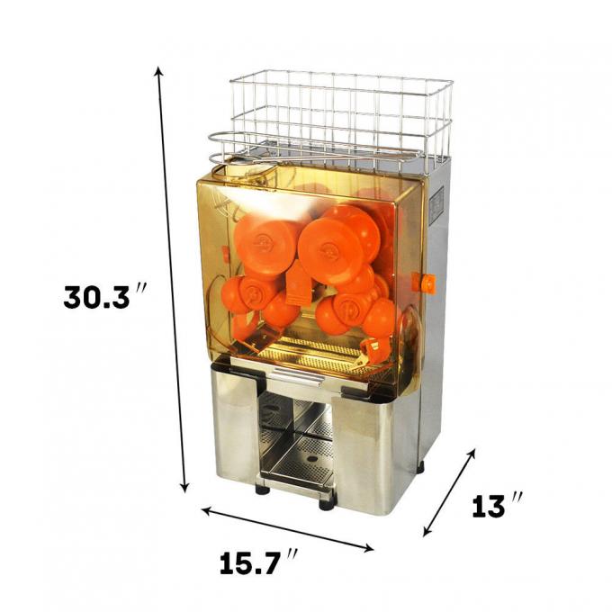 Orange Juice Processing Machine / Fruit Juice Extractor For Supermarket